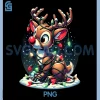 Cute Rudolph The Red Nose PNG, Reindeer and Christmas PNG