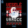 Czech Merry Christmas PNG, Vesele Vanoce PNG