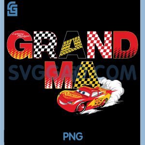 Disney & Pixars Cars Grandma PNG, Family Matching Trip Vacation PNG