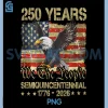 Eagle Flag 250 Years 1776 2026 PNG, 250th Anniversary USA PNG