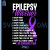 Epilepsy Warrior PNG, Epilepsy Awareness PNG