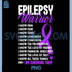 Epilepsy Warrior PNG, Epilepsy Awareness PNG