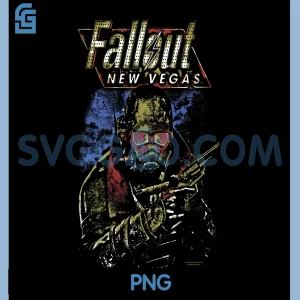 Fallout New Vegas Ranger PNG, Vintage Distressed Video Game PNG