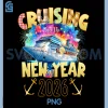 Cruising Into The New Year 2026 NYE Party PNG, Family Holiday PNG