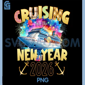 Cruising Into The New Year 2026 NYE Party PNG, Family Holiday PNG