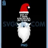 Feliz Navidad PNG, Merry Christmas Spanish PNG, Santa Clause PNG