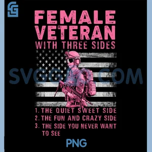 Female Veteran With Three Sides PNG, U.S Women Veteran PNG