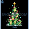 Frog Christmas Tree PNG, Funny Hopper Holiday PNG, Cute Frog PNG