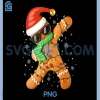 Gingerbread Xmas PNG, Funny Christmas Dabbing PNG