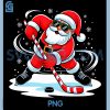 Christmas Ice Hockey PNG, Santa Xmas PNG