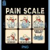Pain Scale Snowman Medical PNG, Christmas ICU Nurse PNG