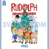 Rudolph The Red Nosed Reindeer PNG, Christmas Tree PNG