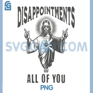 Disappointed All of You PNG, Jesus Meme PNG