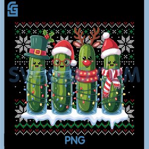 Pickles Christmas PNG, Lights Santa Hat PNG