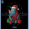 Rhino Christmas PNG, Animal Chrismas PNG