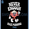 Happy Rice Milk Character PNG, Retro Never Enough Drink PNG