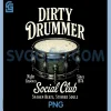 Social Drummer Music Lover PNG, Retro Band Sarcastic PNG