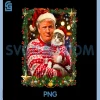 Trump Christmas PNG, Cat Lovers Xmas PNG