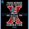 Gen X Proud Member of Gen X PNG, skeleton Gen X Est 1965 PNG