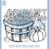 Happy Thanksgiving Basket SVG, Fall Leaves Pumpkin Line Art SVG 1 Happy Thanksgiving Basket SVG, Fall Leaves Pumpkin Line Art SVG