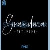 Grandma Est 2026 PNG, Minimalist Elegant Font PNG