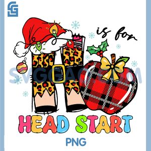 Is For Head Start PNG, Christmas Teacher PNG