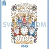 New Year 2026 Gnome Trio PNG, Festive Fireworks Party Design PNG