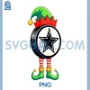Xmas Elf Hockey Lover PNG, Hockey Elf PNG, Christmas Funny PNG