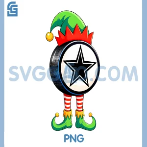 Xmas Elf Hockey Lover PNG, Hockey Elf PNG, Christmas Funny PNG