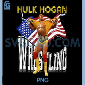 Hulk Hogan 007 PNG, American Flag PNG