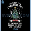 Sarcastic Xmas Saying PNG, Funny Christmas Tree Humor Quote PNG