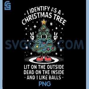 Sarcastic Xmas Saying PNG, Funny Christmas Tree Humor Quote PNG