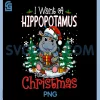 I Want A Hippopotamus For Christmas PNG, Cute Hippo PNG