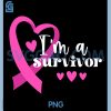 Im A Survivor PNG, Breast Cancer PNG