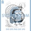 Thanksgiving Pilgrim Turkey SVG, Detailed Turkey Illustration SVG 1 Thanksgiving Pilgrim Turkey SVG, Detailed Turkey Illustration SVG