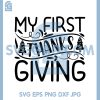 My First Thanksgiving Art SVG, Festive Leaf Scroll Decoration SVG 2 My First Thanksgiving Art SVG, Festive Leaf Scroll Decoration SVG