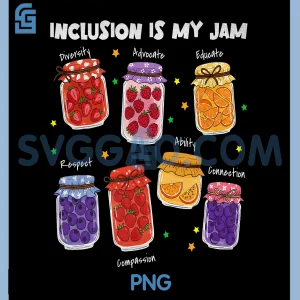Inclusion is My Jam PNG, Special Education Teacher para Autism PNG