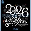 Happy New Year 2026 PNG, Loading Confetti NYE Party PNG