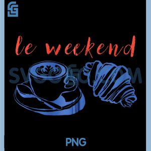 Le Weekend PNG, Retro Art for Relaxing and Cozy Vibes PNG
