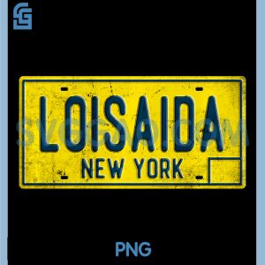 Loisaida New Yord PNG, Retro NY New York US License Plate PNG