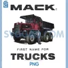 Mack First Name for Trucks PNG, Illustration Trucker PNG