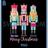 Merry Christmas Nutcracker PNG, Ballet Pink Xmas Holiday PNG