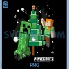 Minecraft Christmas Tree PNG, Snowball Fight With Alex PNG