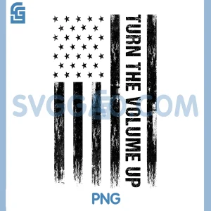 Turn The Volume Up PNG, New Fab York Mayor SpeechPNG, Vintage US Flag PNG