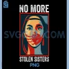 No More Stolen Sister PNG, Red Hand MMIW PNG, Awareness America Native PNG