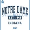 Notre Dame Indiana IN PNG, Vintage Navy Style Sports Design PNG 2 Notre Dame Indiana IN PNG, Vintage Navy Style Sports Design PNG