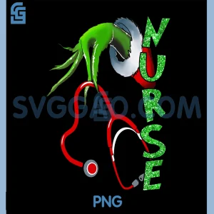 Nurse Funny Merry Christmas PNG, Stethoscope Nurses Xmas PNG