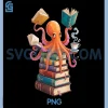 Octopus Book PNG, Reading Book Reader Ocean PNG