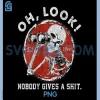 Oh Look Nobody Gives A Shit PNG, Skeleton Gen X Est.1966 PNG
