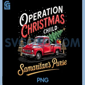 Operation Christmas Child PNG, Funny Family Matching Xmas PNG